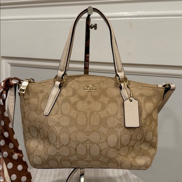 Coach Bag Kelsey Mini Cream Tan Satchel - Picture 4 of 17